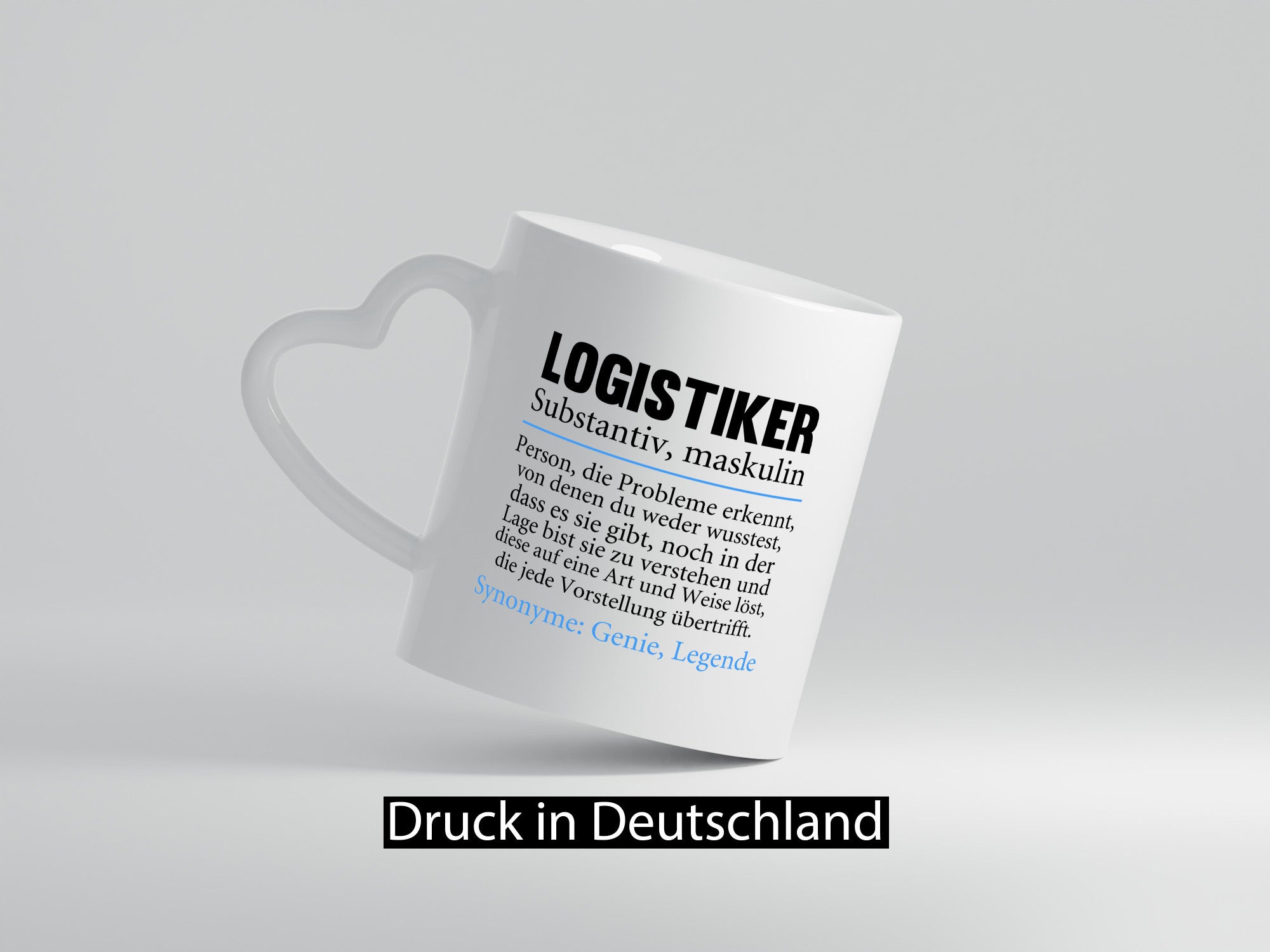 Logistiker | Spruch Beruf Logistik lustig Geschenk Arbeit Kollegen Büro