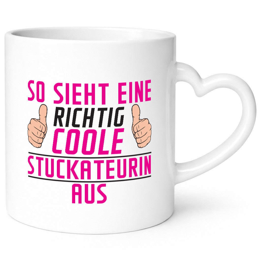 Richtig Coole Stuckateurin | Innenausbau Geschenkidee Humor Tasse