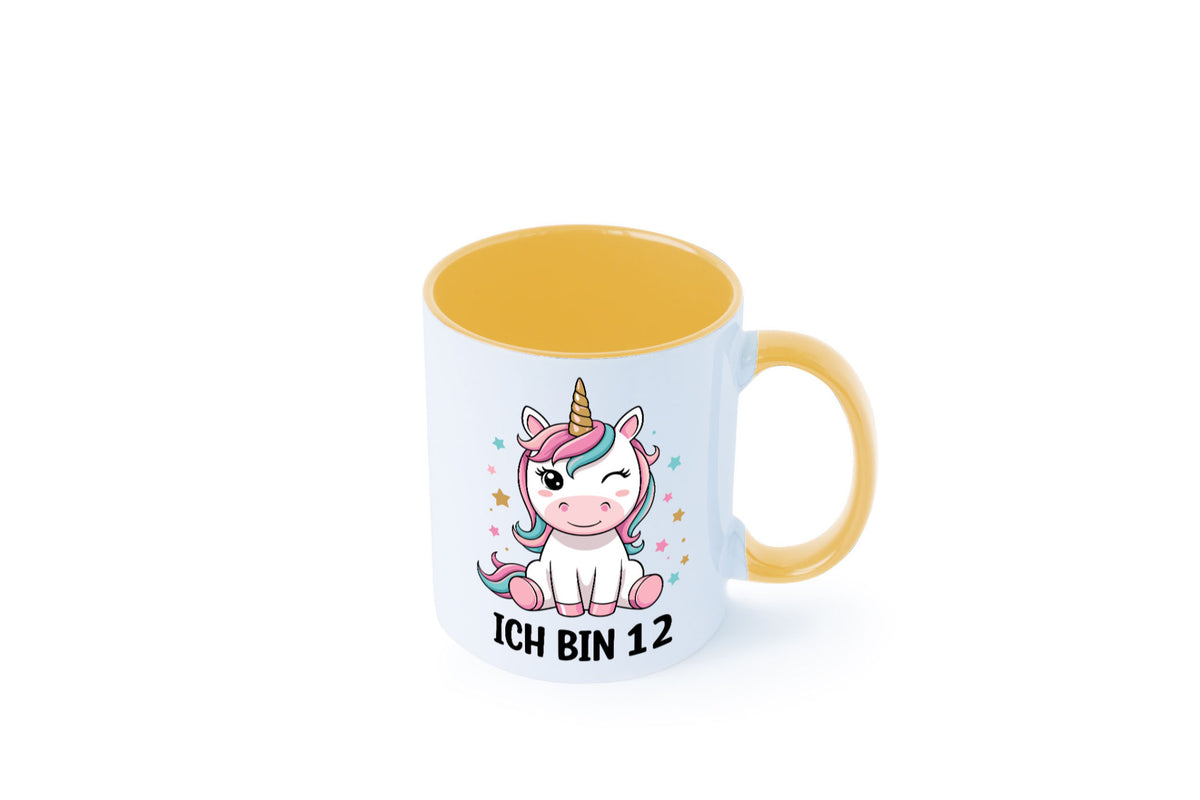 12. Geburtstag | 12 Jahre Einhorn Mädchen lustig Geschenkidee Geschenk Tasse