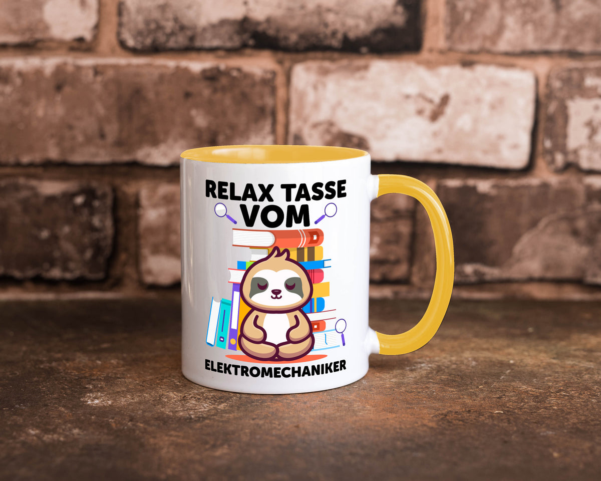 Relax Tasse: Elektromechaniker | Mechaniker Geschenk Humor Geschenkidee