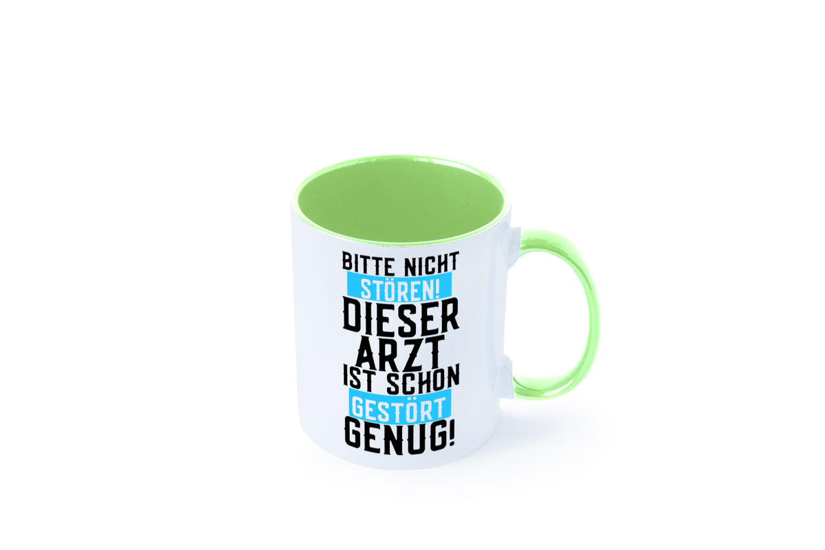 Bitte nicht stören | gestörter Arzt Sarkasmus Klinik Geschenkidee Humor Tasse