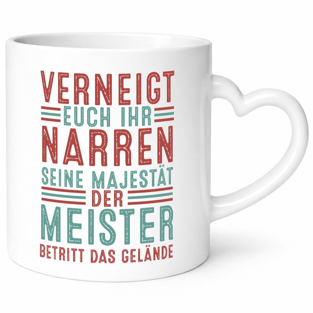 Verneigt euch: Meister | Meisterbrief Geschenk Humor Geschenkidee lustiger