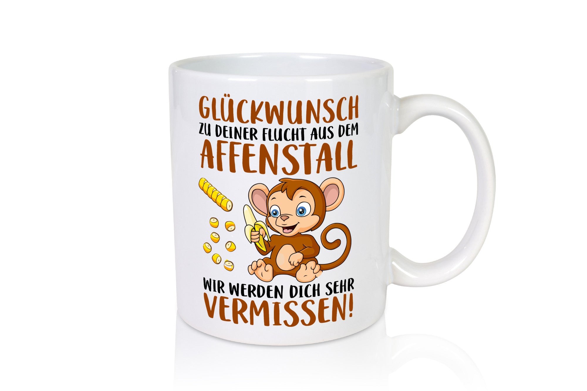 Glückwunsch zur Flucht | Affenstall Arbeitskollegen Geschenk Arbeit Kollegen