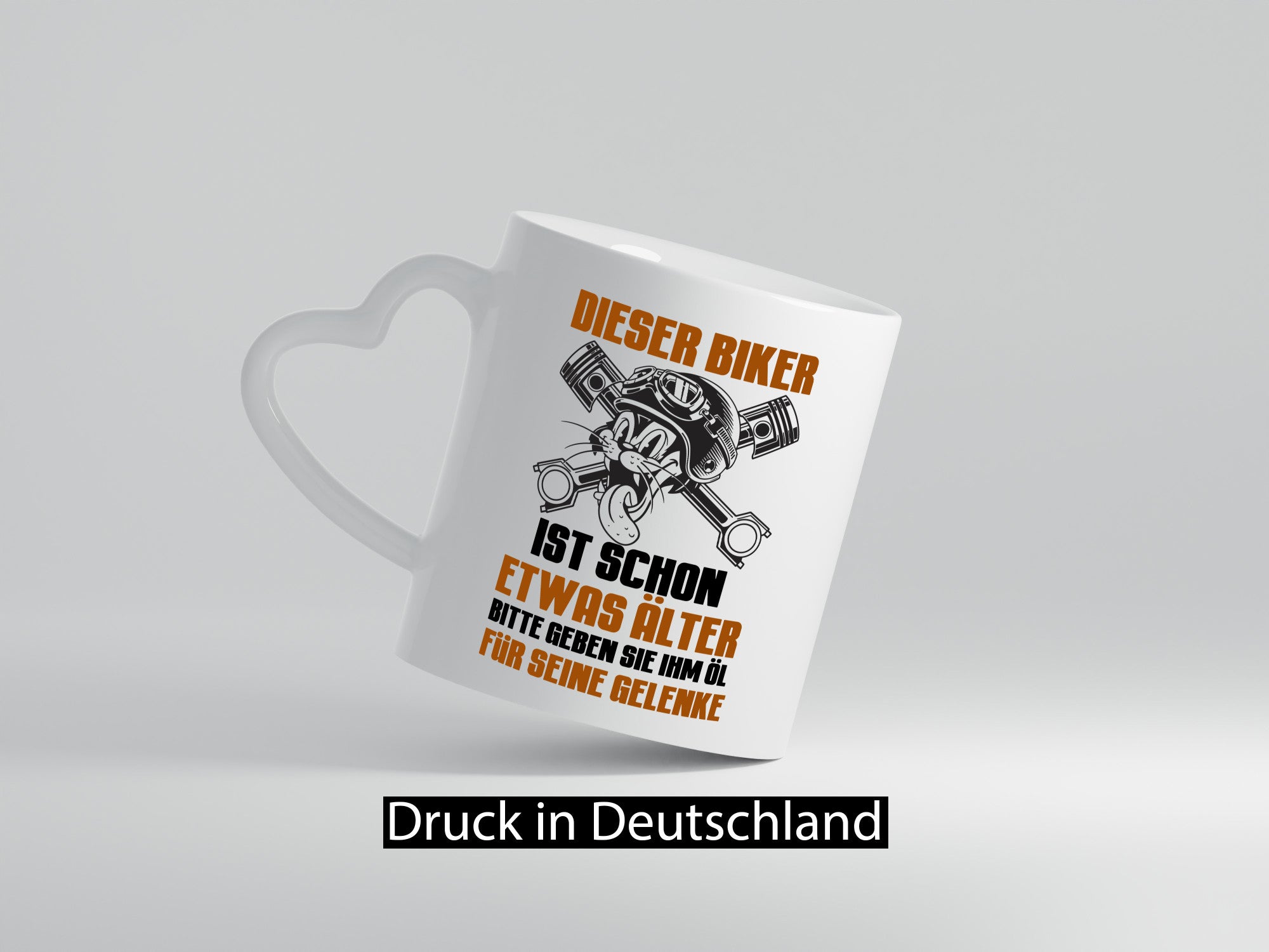 Dieser Biker ist schon älter | öl für die gelenke Geschenkidee Humor Tasse
