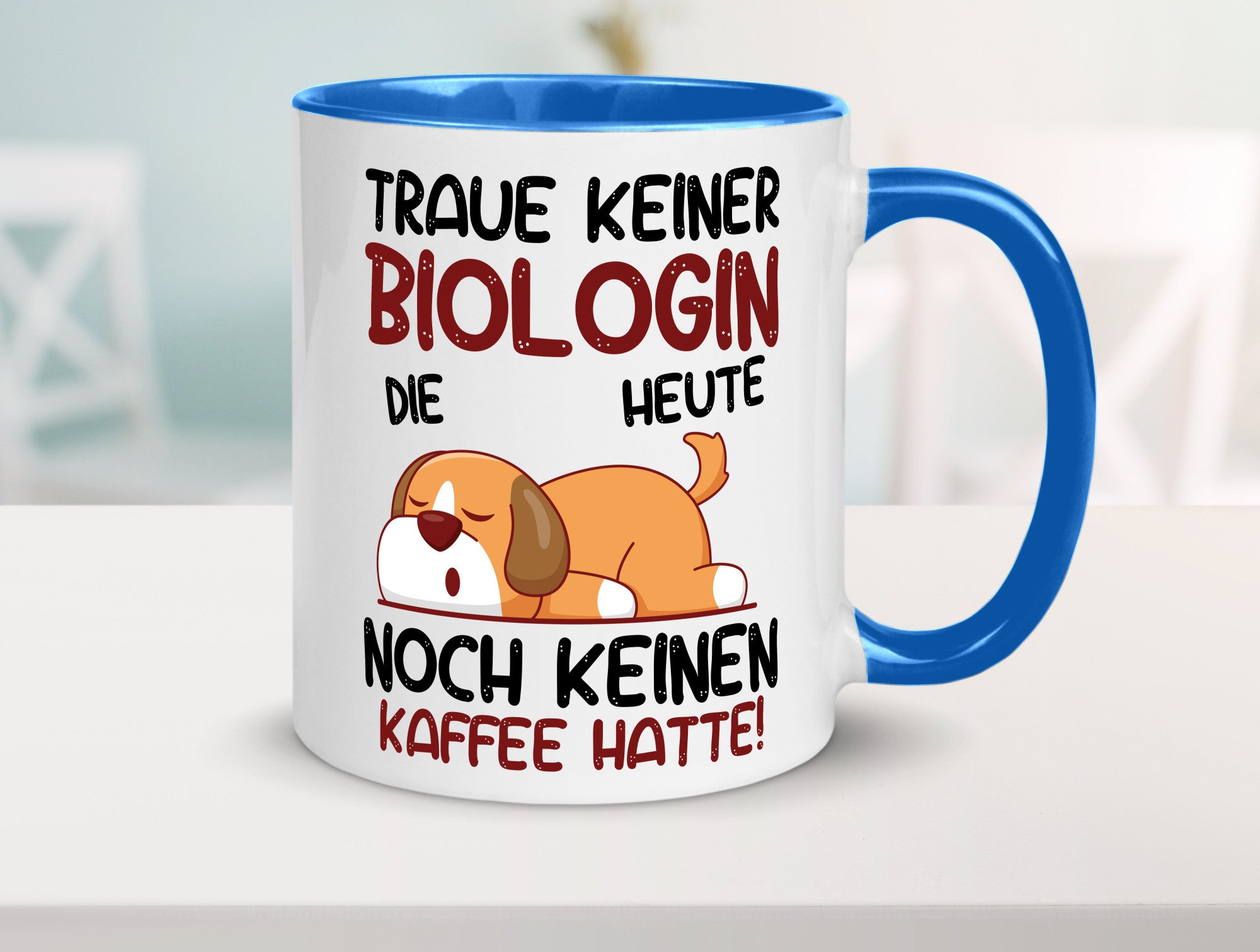 Traue keiner Biologin | Biologie Naturforscherin Geschenkidee Humor Tasse