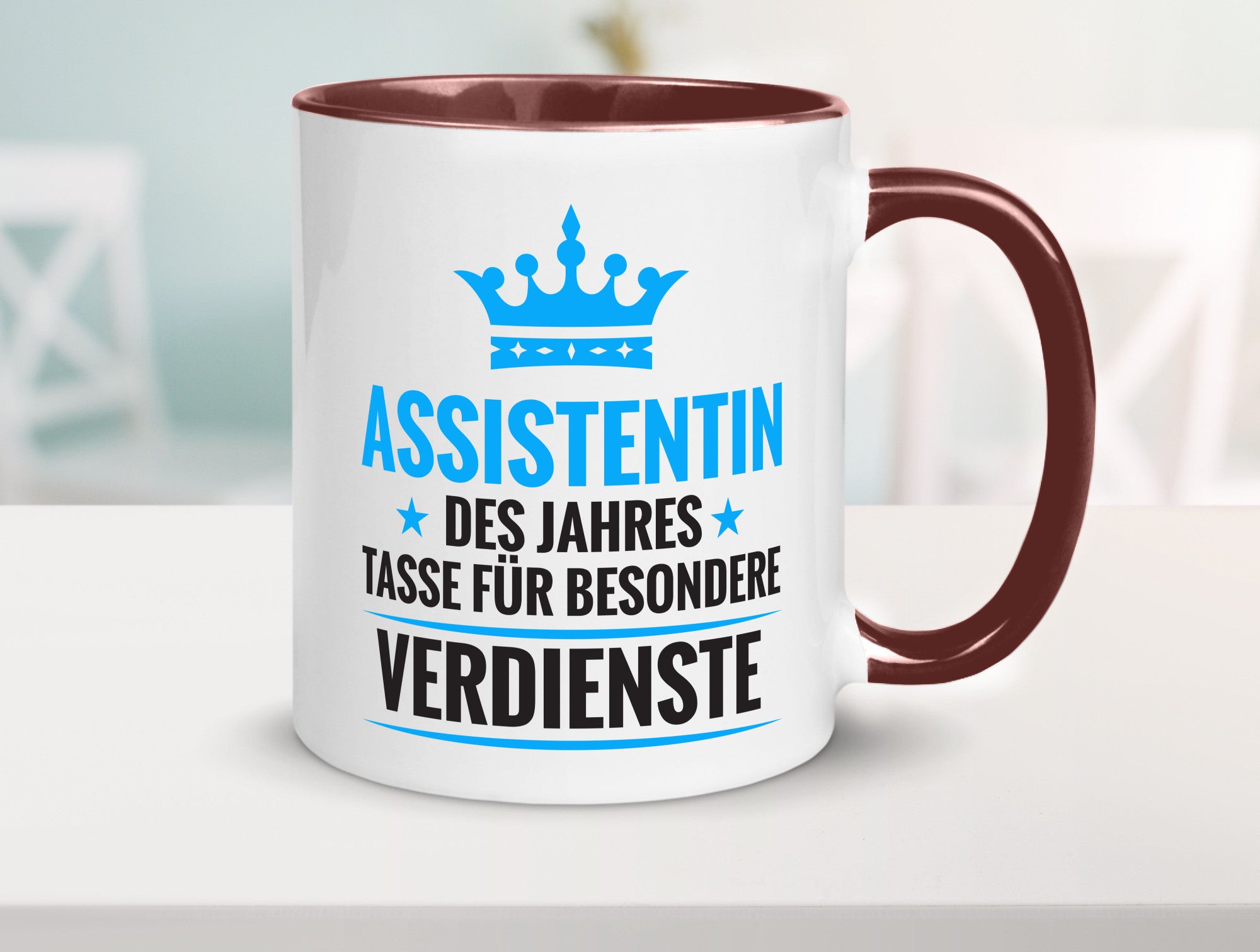 Besonderer Verdienst: Assistentin | Assistenz Hilfskraft Humor Geschenkidee