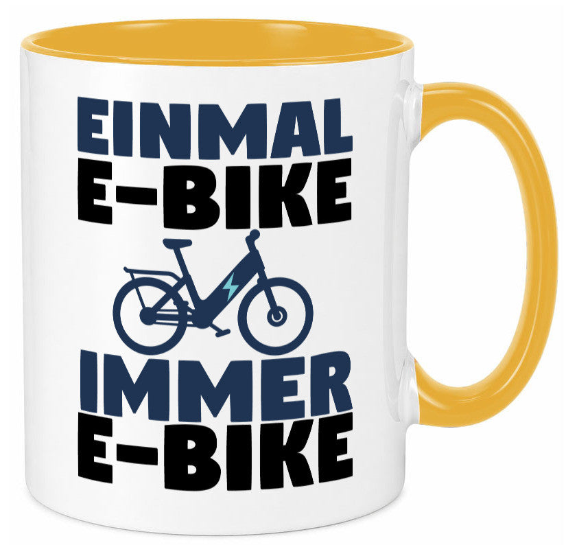 E-Bike Fahrer | Radfahrer Tasse Fahrrad Elektrorad lustiger Spruch Geschenk