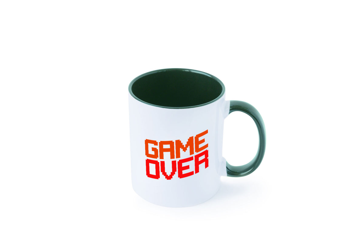 Game Over | Gamer Zocker Retro PC Nerd Pixel Geschenkidee Humor Tasse