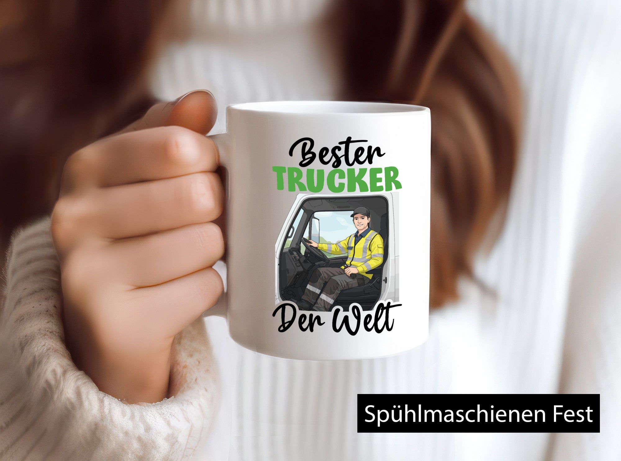 Bester Trucker | LKW Fahrer Beruf v2 lustiger Spruch Geschenk Arbeit Kollegen