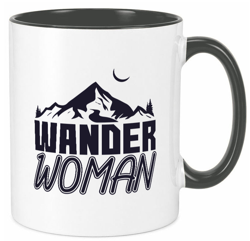 Wander Woman | Frauen Tasse Wanderer Bergsteigen lustig Familie Geschenkidee