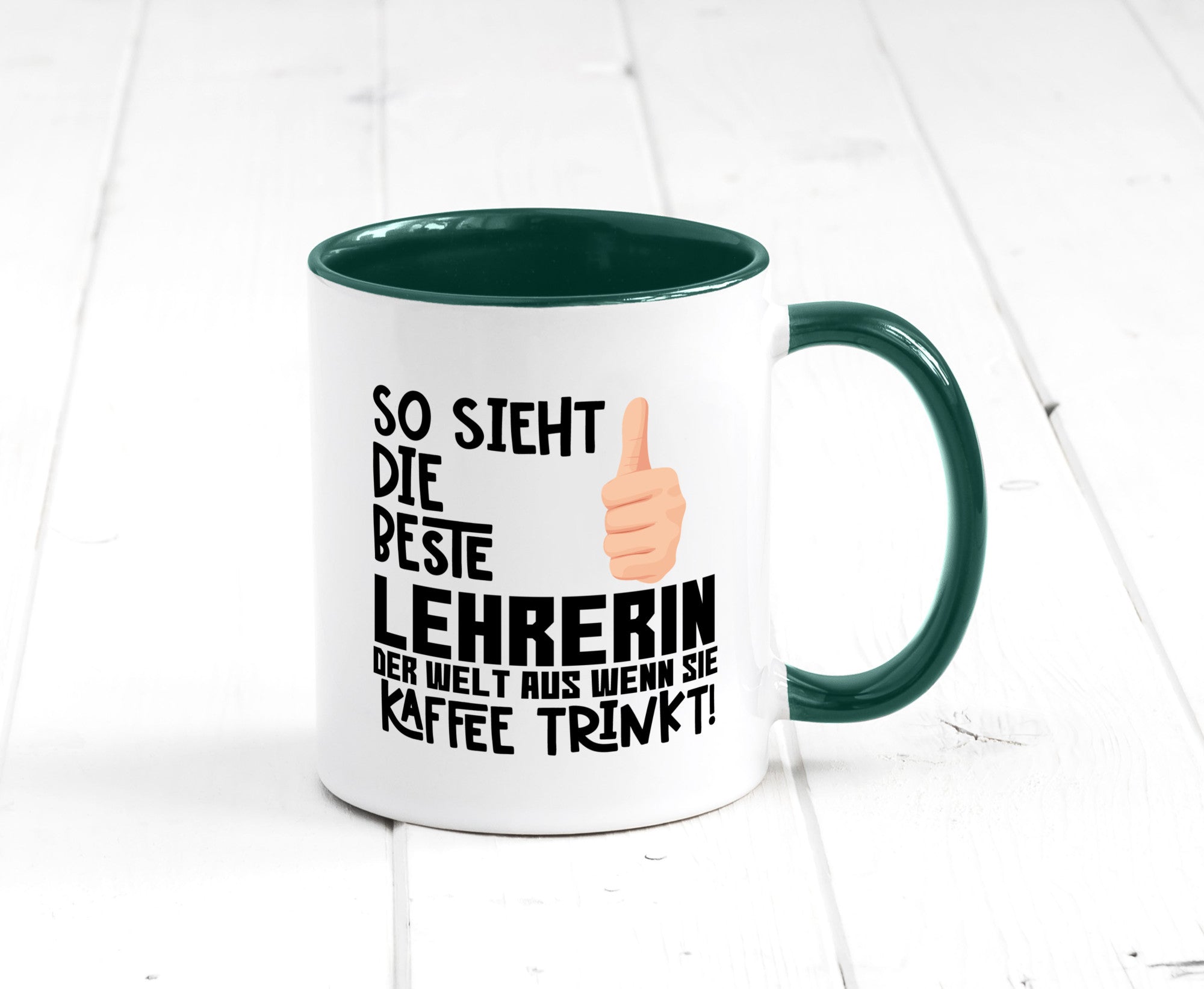 Beste Lehrerin | Lehrer Tasse Schule Dankeschön lustiger Spruch Geschenk Humor