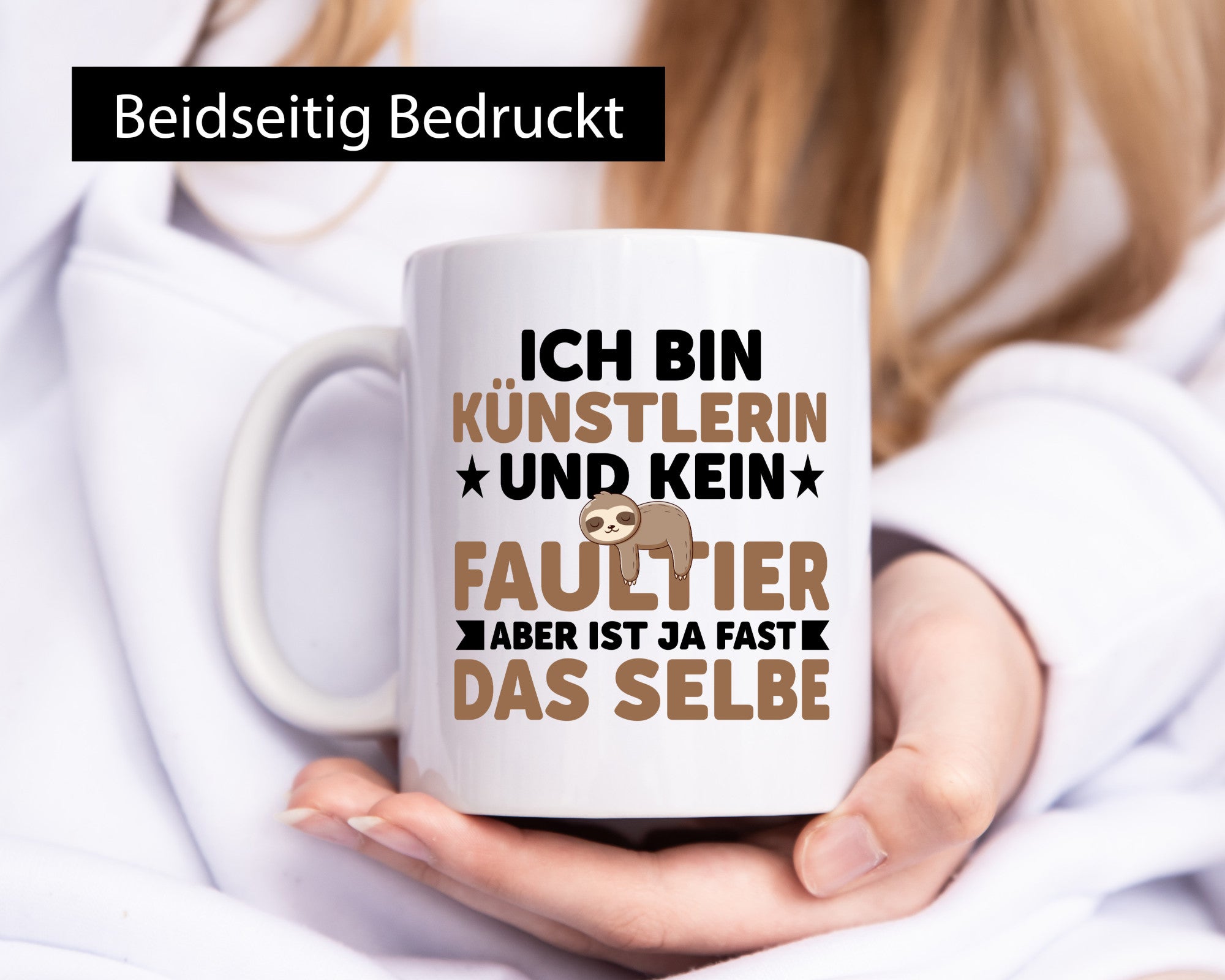 Ich bin kein Faultier: Künstlerin| Kunst v2 lustiger Spruch Geschenk