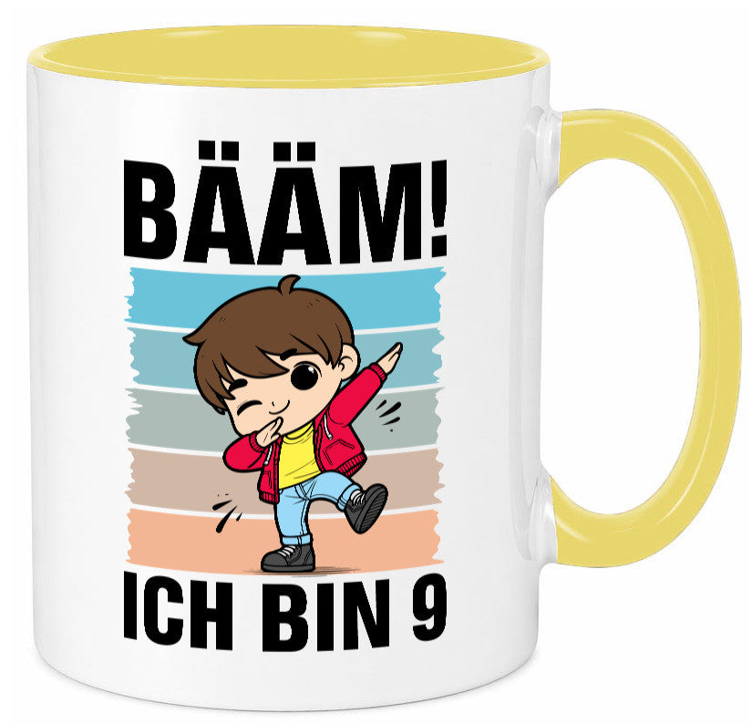 9. Geburtstag | Ich bin 9 Jahre Bäääm Dabbing Kind lustig Geschenkidee Geschenk Tasse
