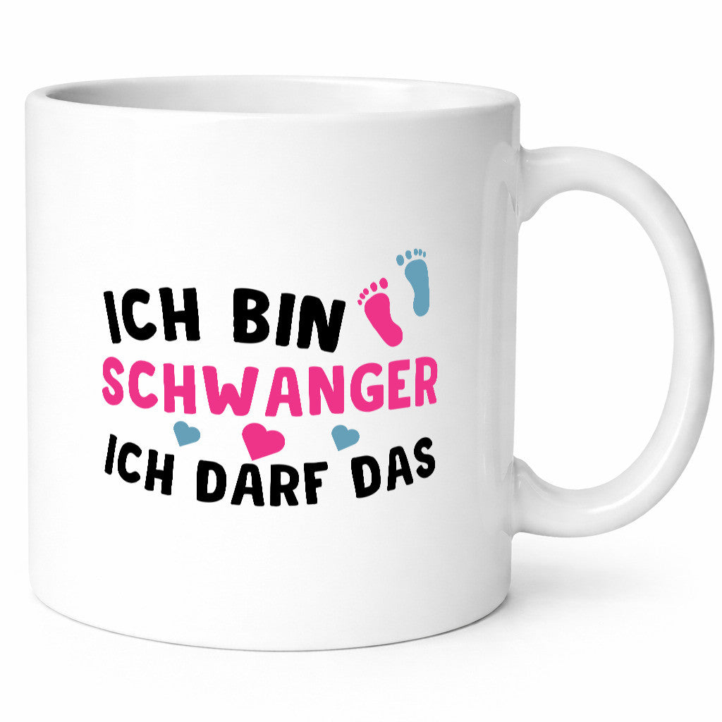 Ich bin schwanger | Nachwuchs Tasse lustiger Spruch Geschenk Humor Geschenkidee