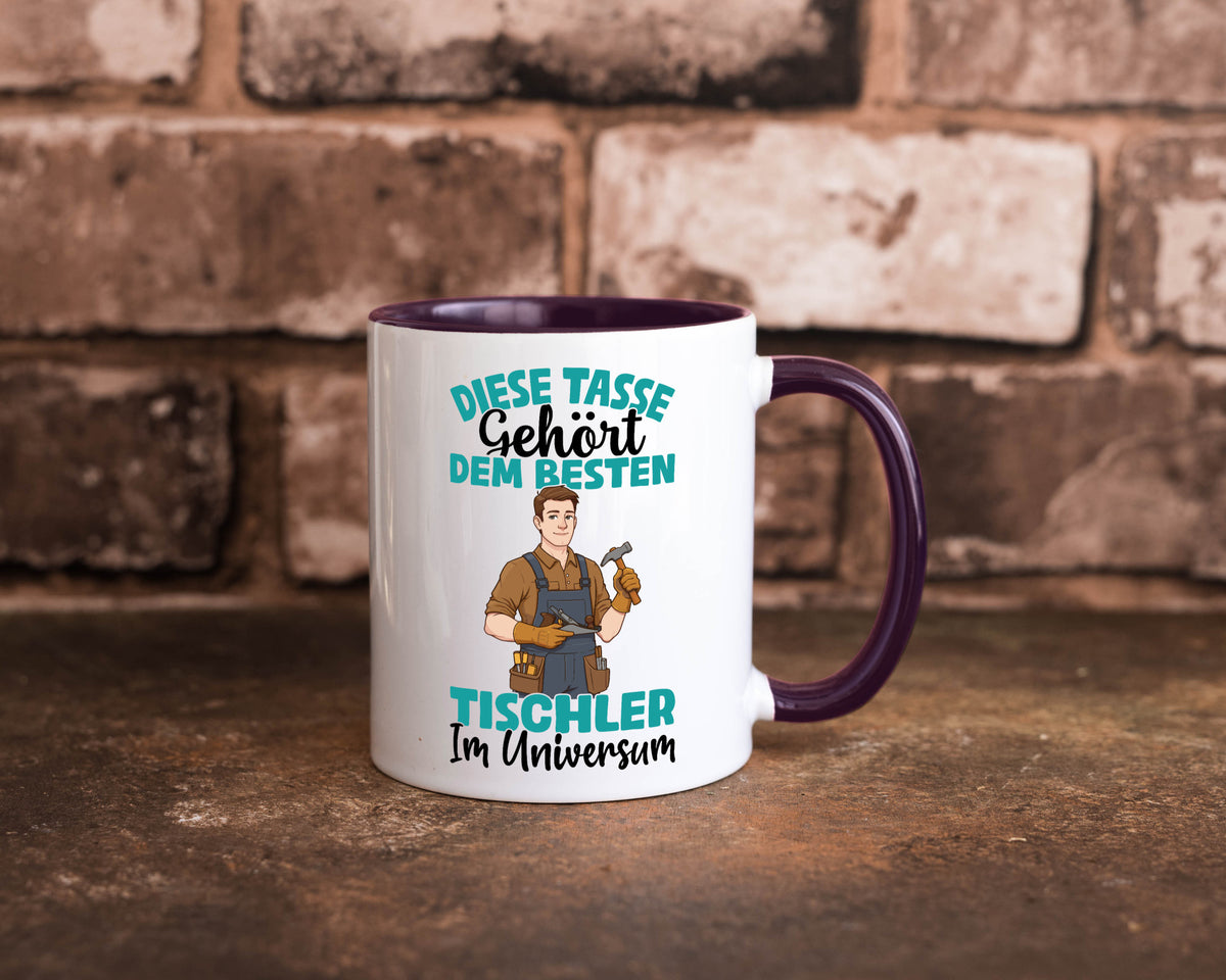 Im Universum: Tischler | Handwerk Beruf Tischlerei Geschenkidee Arbeit Kollegen Tasse