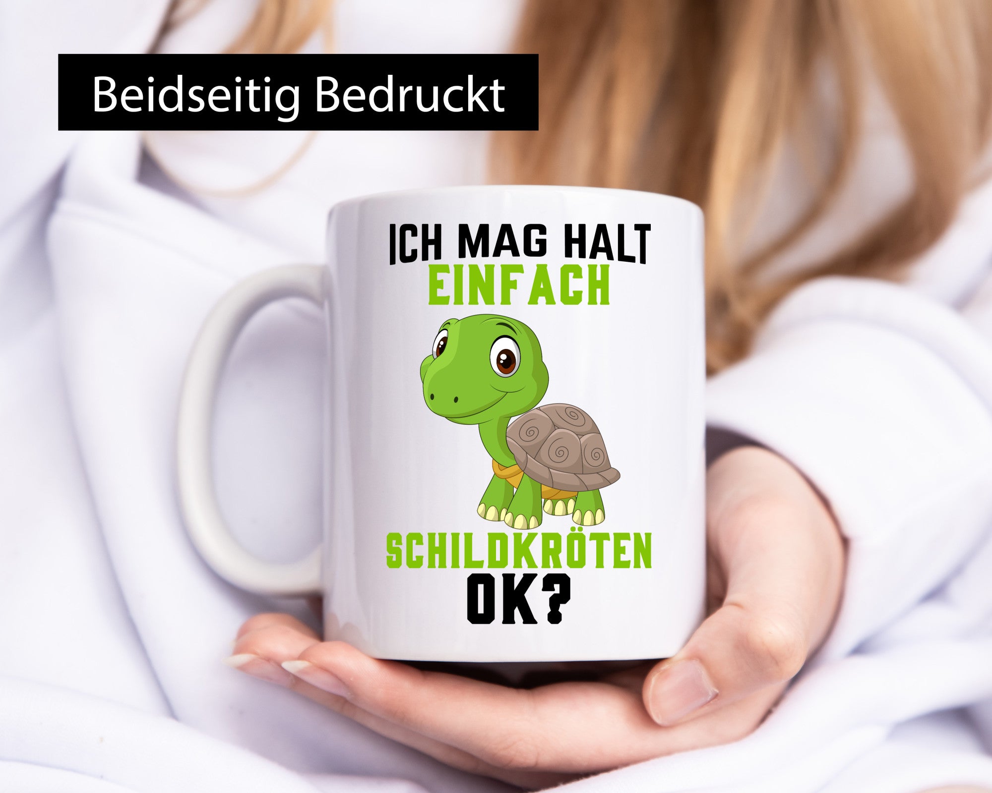 Ich mag halt einfach Schildköten | Schildkröte Geschenkidee Humor Tasse