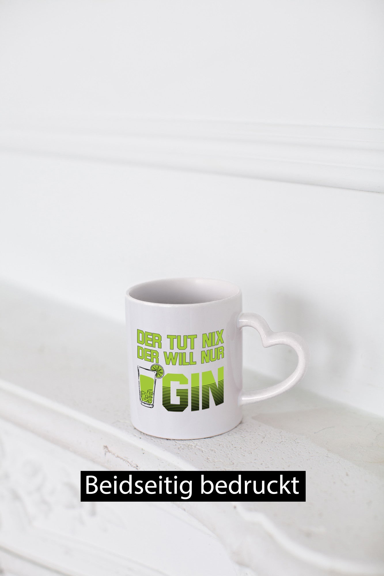 Tut nix, will nur Gin | Glas lustiger Spruch Geschenk Humor Geschenkidee Tasse