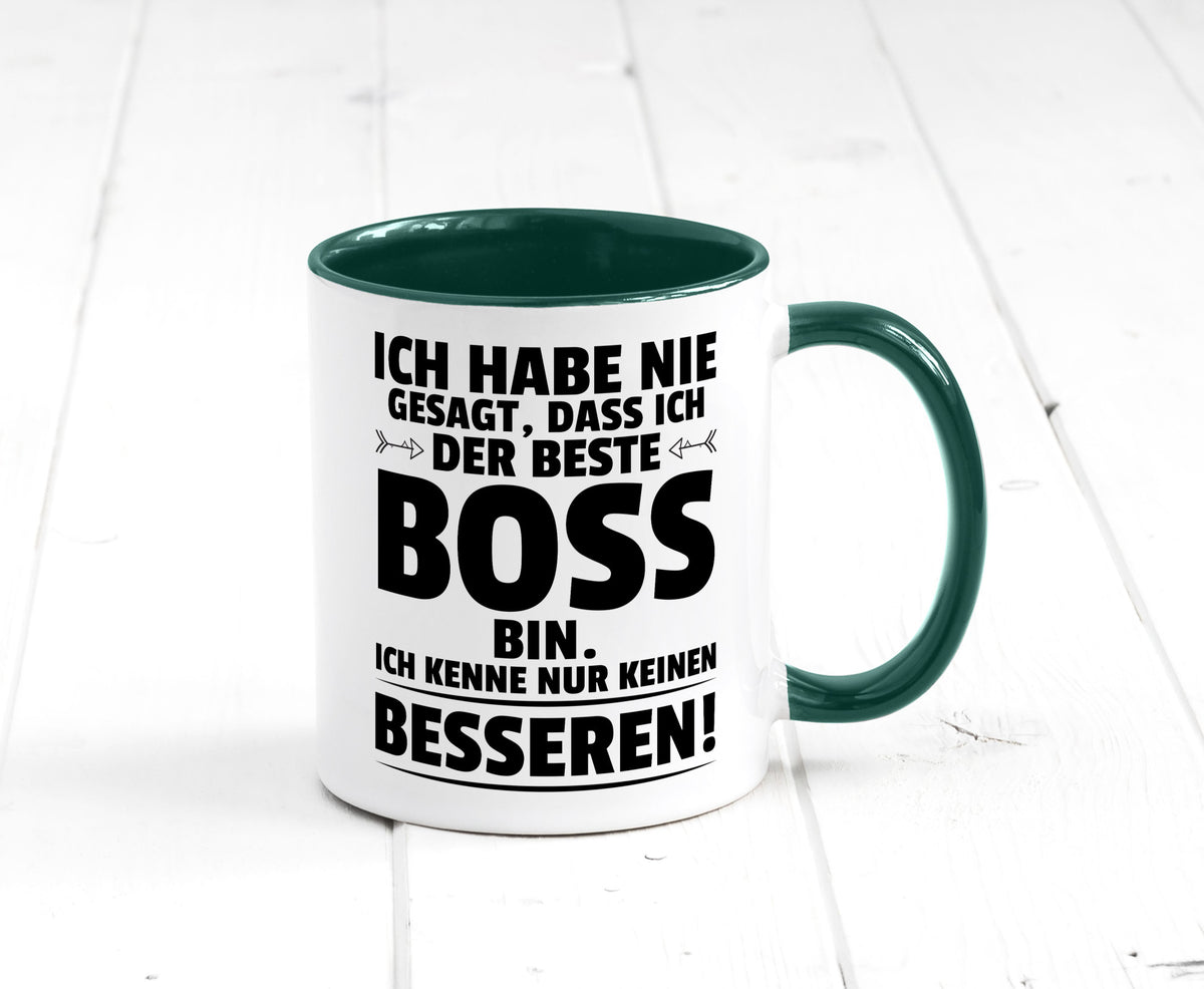 Der Beste Boss | Führungskraft Vorgesetzter lustiger Spruch Geschenk Humor Tasse