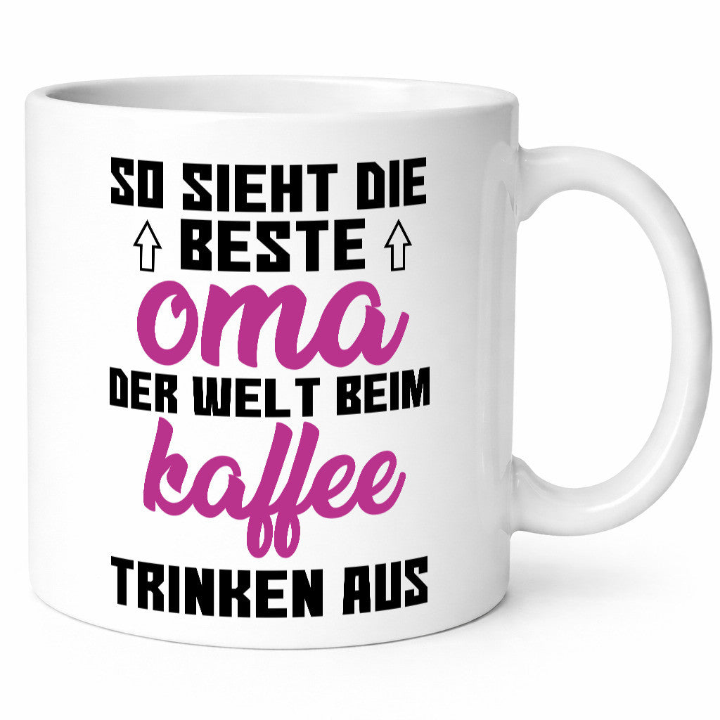 Beste Oma der Welt | Großmutter Tasse lustiger Spruch Geschenk Familie