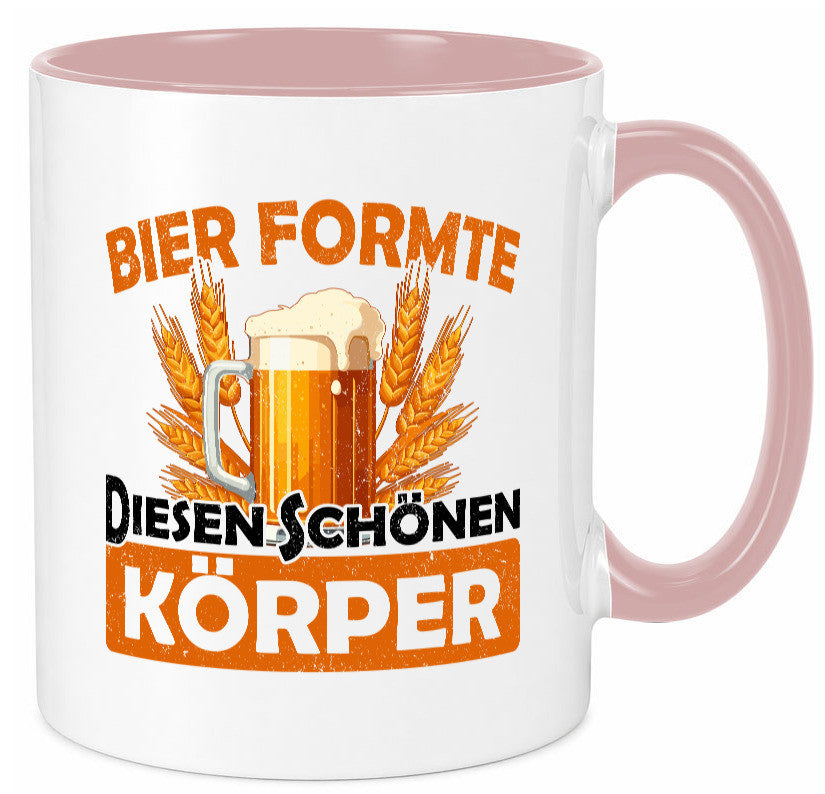 Bier förmte diesen Körper | bierliebhaber v2 Humor Geschenkidee Tasse