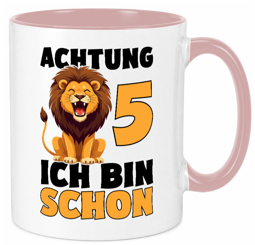5. Geburtstag | 5 Jahre Löwe Geschenkidee Humor Tasse