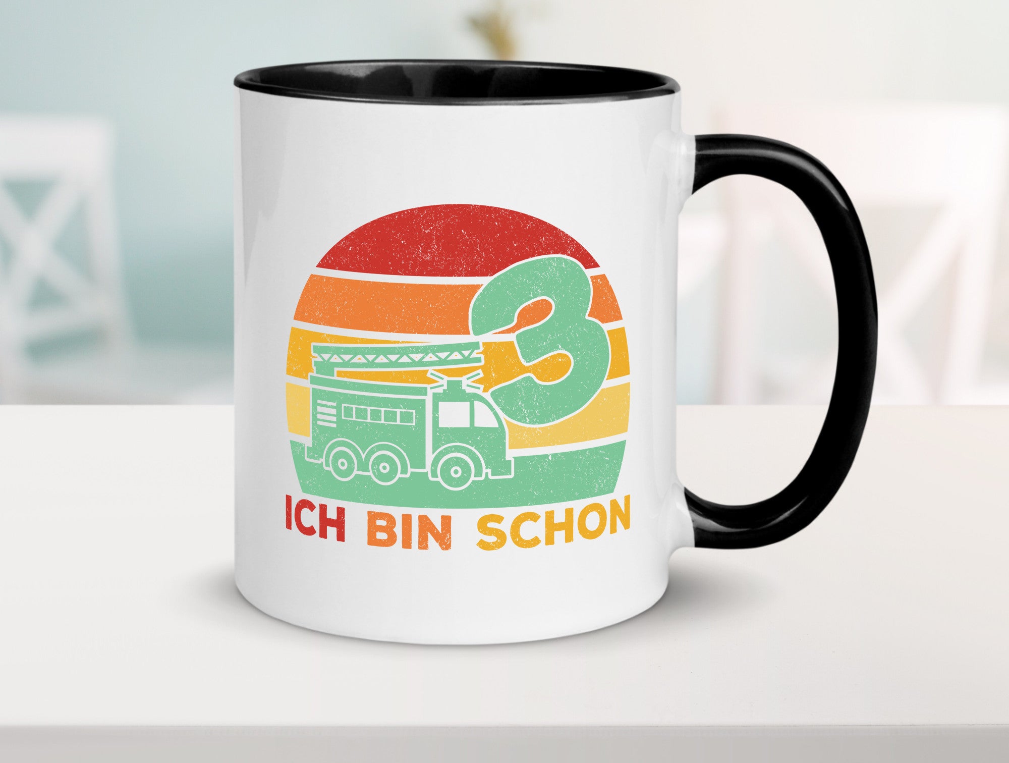 3. geburtstag | Feuerwehrauto 3 Jahre Feuerwehr Geschenk Geschenkidee lustiger