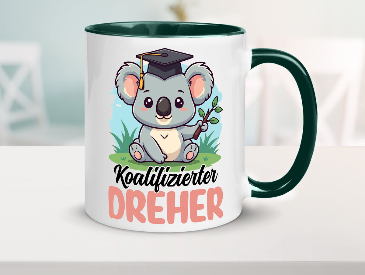 Koalifizierter Dreher | Fräser v2 Geschenk Humor Geschenkidee lustiger Spruch Tasse