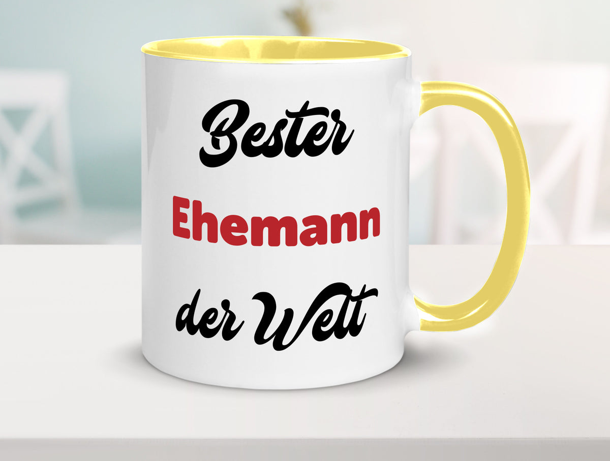 Bester Ehemann der Welt | Ehepaar Geschenkidee Humor Tasse