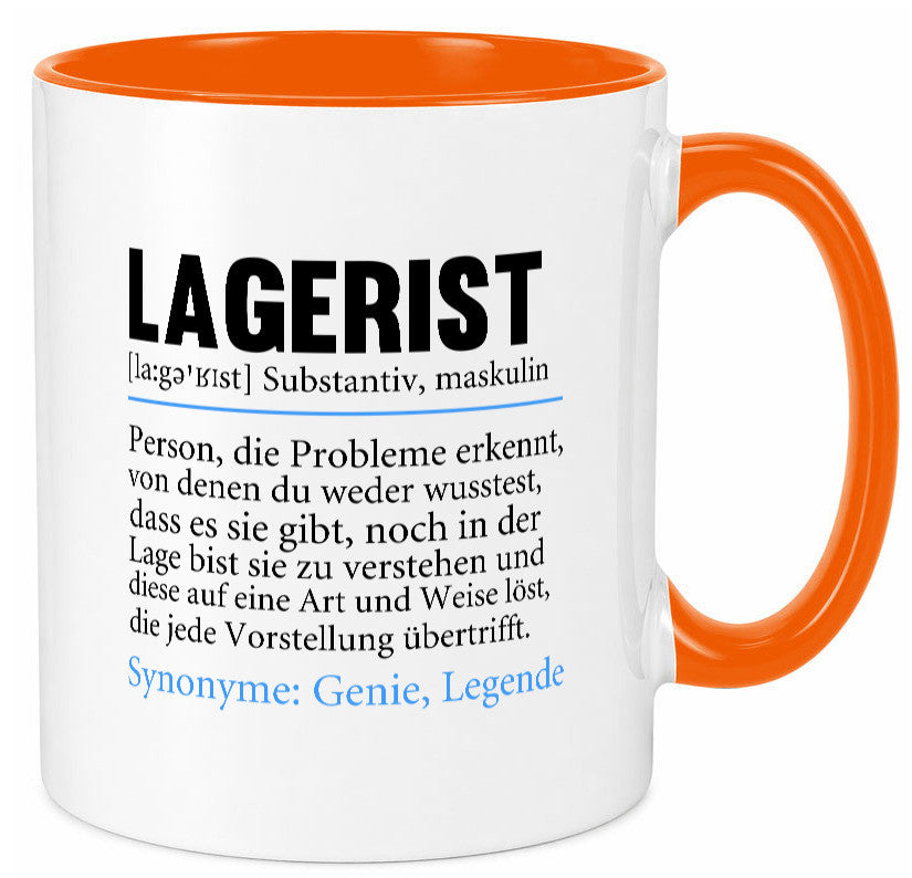 Lagerist | Spruch Beruf Lageristen Lager Arbeiter lustiger Geschenk Arbeit Tasse