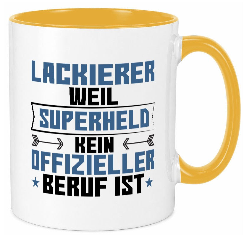 Superheld Lackierer | Definition lackieren lustig Humor Geschenkidee Geschenk Tasse