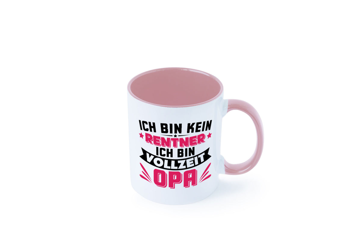 Ich bin vollzeit Opa | Rentner Ruhestand Großvater v2 Humor Familie Tasse