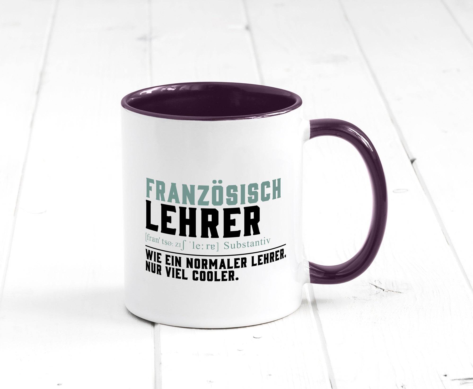 Französischlehrer | Lehrer Unterricht Lieblingslehrer lustig Humor Geschenkidee
