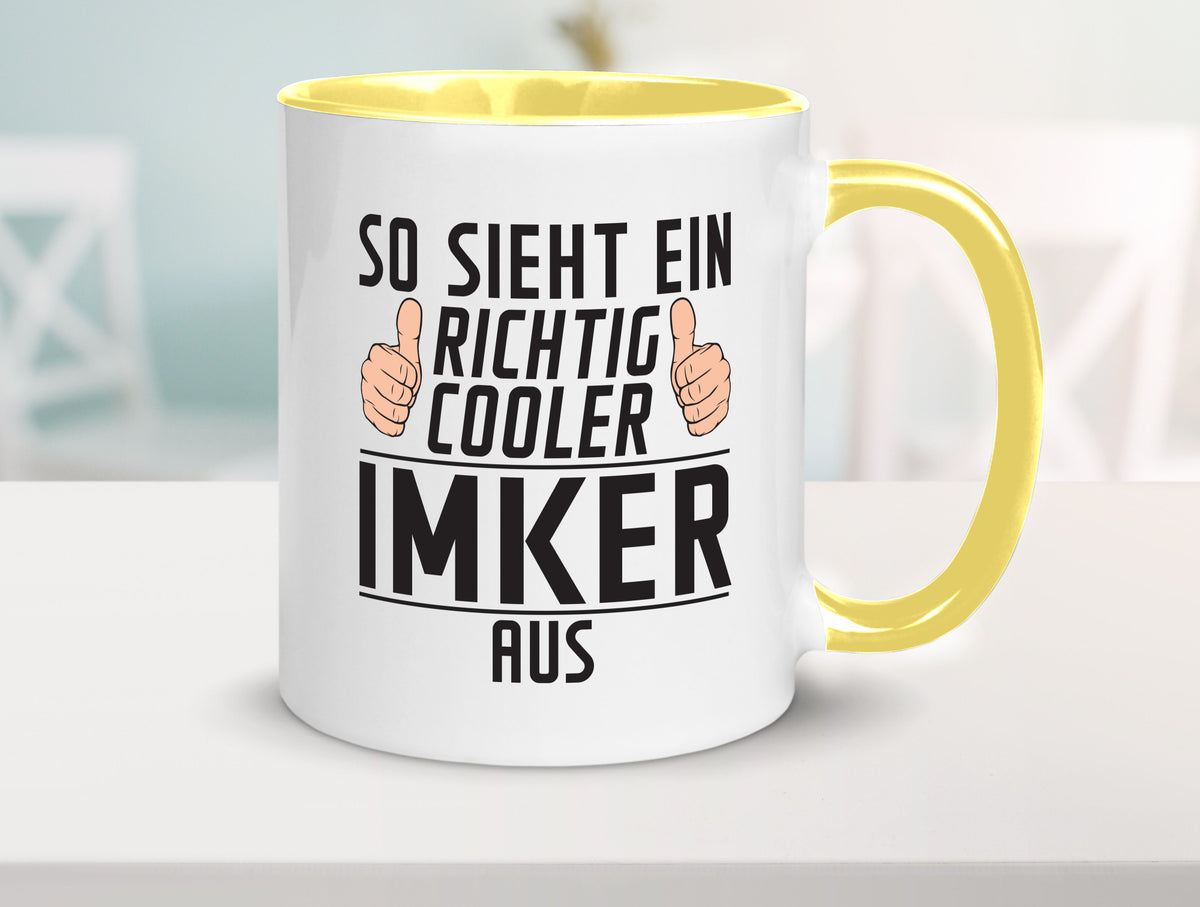 Richtig Cooler Imker | Imkerei Geschenkidee Humor Tasse