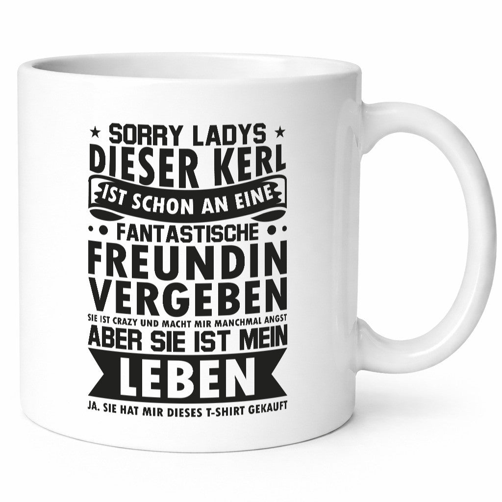 Fantastische Freudin, vergeben, mein Leben lustig Humor Geschenkidee Geschenk
