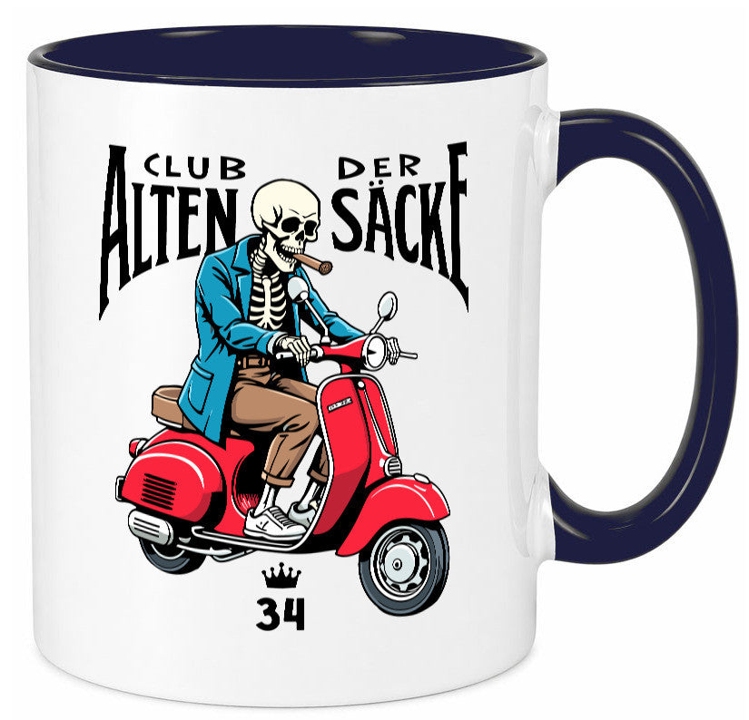 34. Geburtstag | 34 Jahre Club der alten Säcke lustiger Spruch Geschenk Tasse