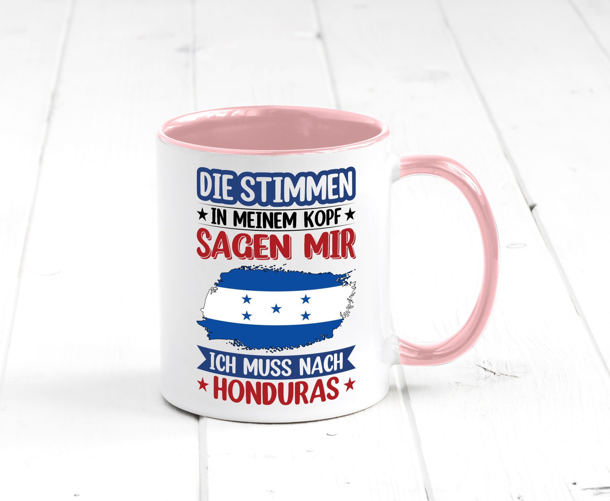 Honduras | Urlaub Stimmen in meinem Kopf Traumland Geschenkidee Humor Tasse