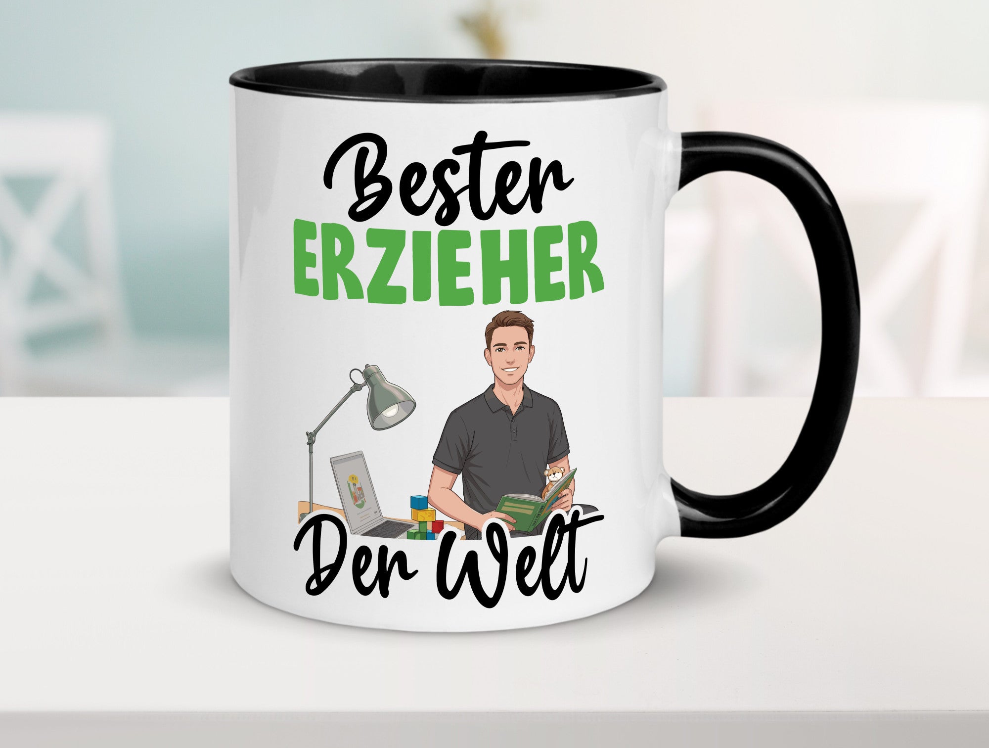 Bester Erzieher | Pädagoge Schule v2 Geschenk Humor Geschenkidee lustiger