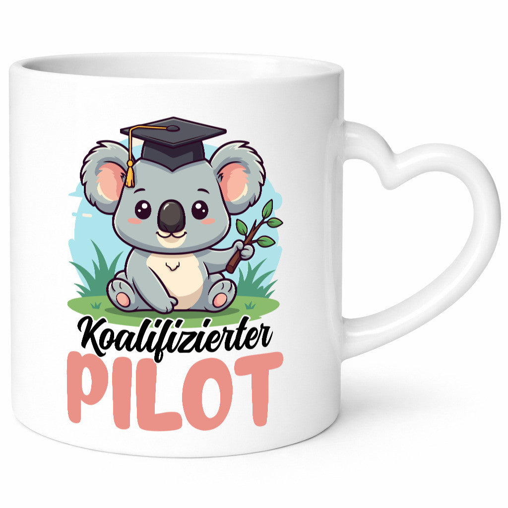 Koalifizierter Pilot | Flugzeug Piloten Humor Geschenkidee Tasse