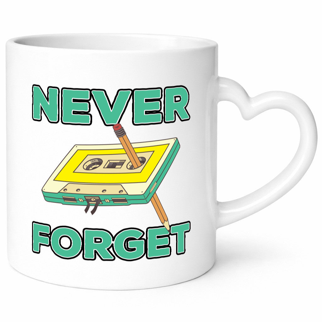 Never Forget | Kassetten Zurück spulen alte Zeit lustiger Spruch Geschenk Humor