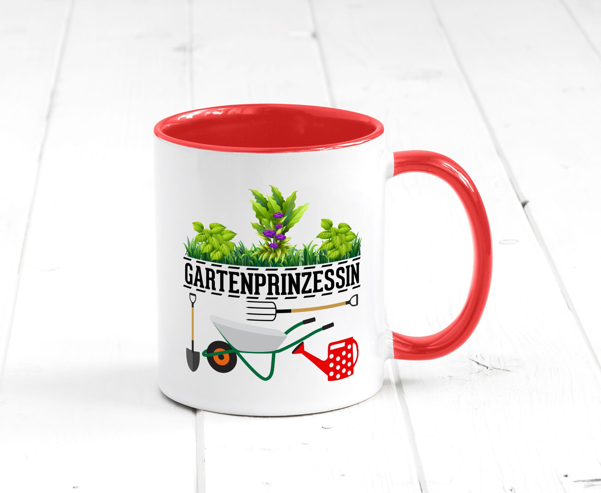 Gartenprinzessin | Gärtnerin Gartenliebhaber Geschenk Humor Geschenkidee
