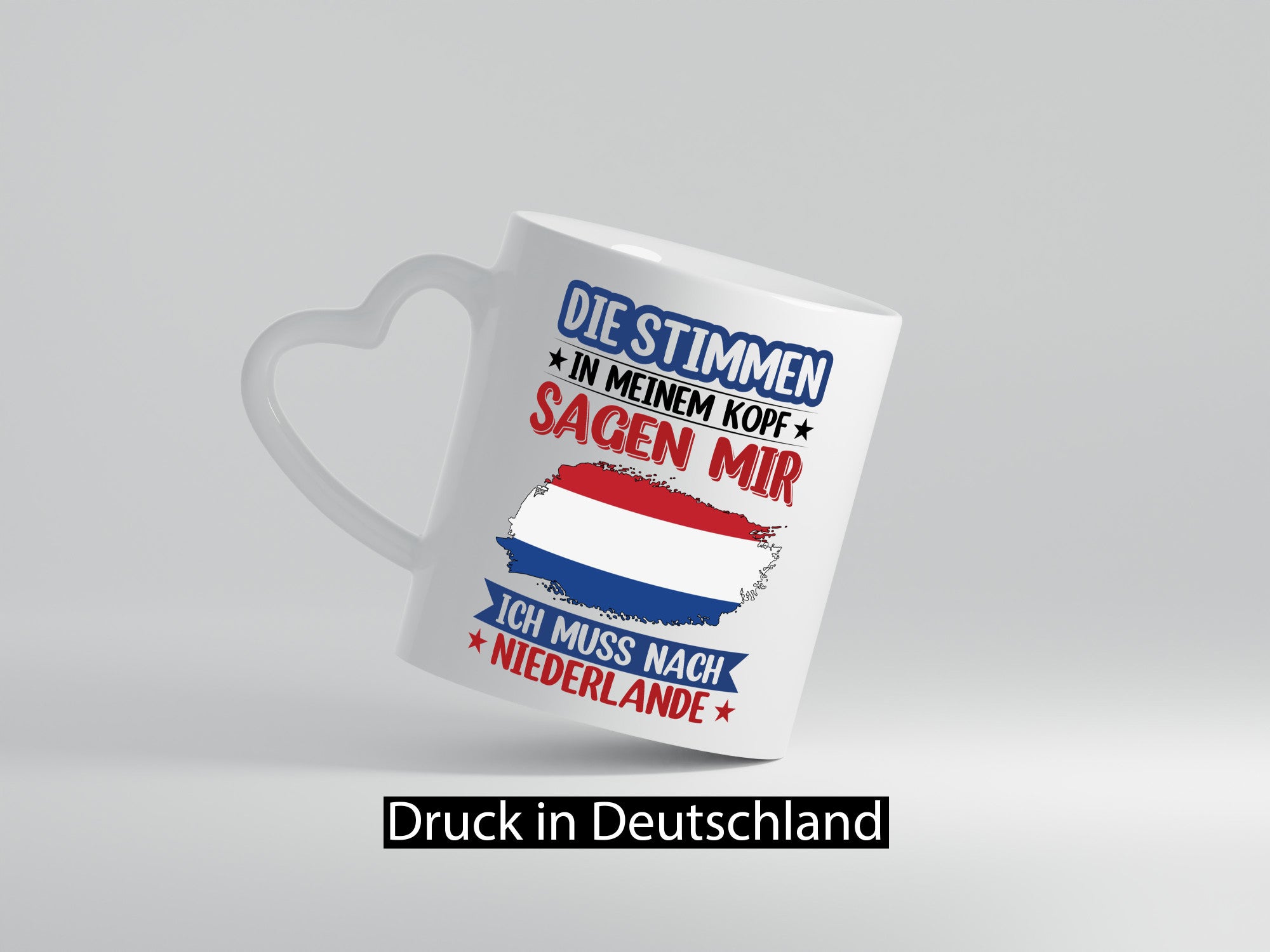 Niederlande | Urlaub Stimmen in meinem Kopf Traumland lustiger Spruch Geschenk