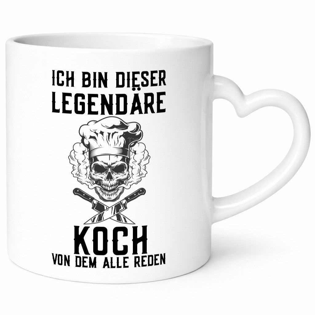 Legendärer Koch | Haubenkoch Totenkopf Küchenchef lustiger Spruch Geschenk