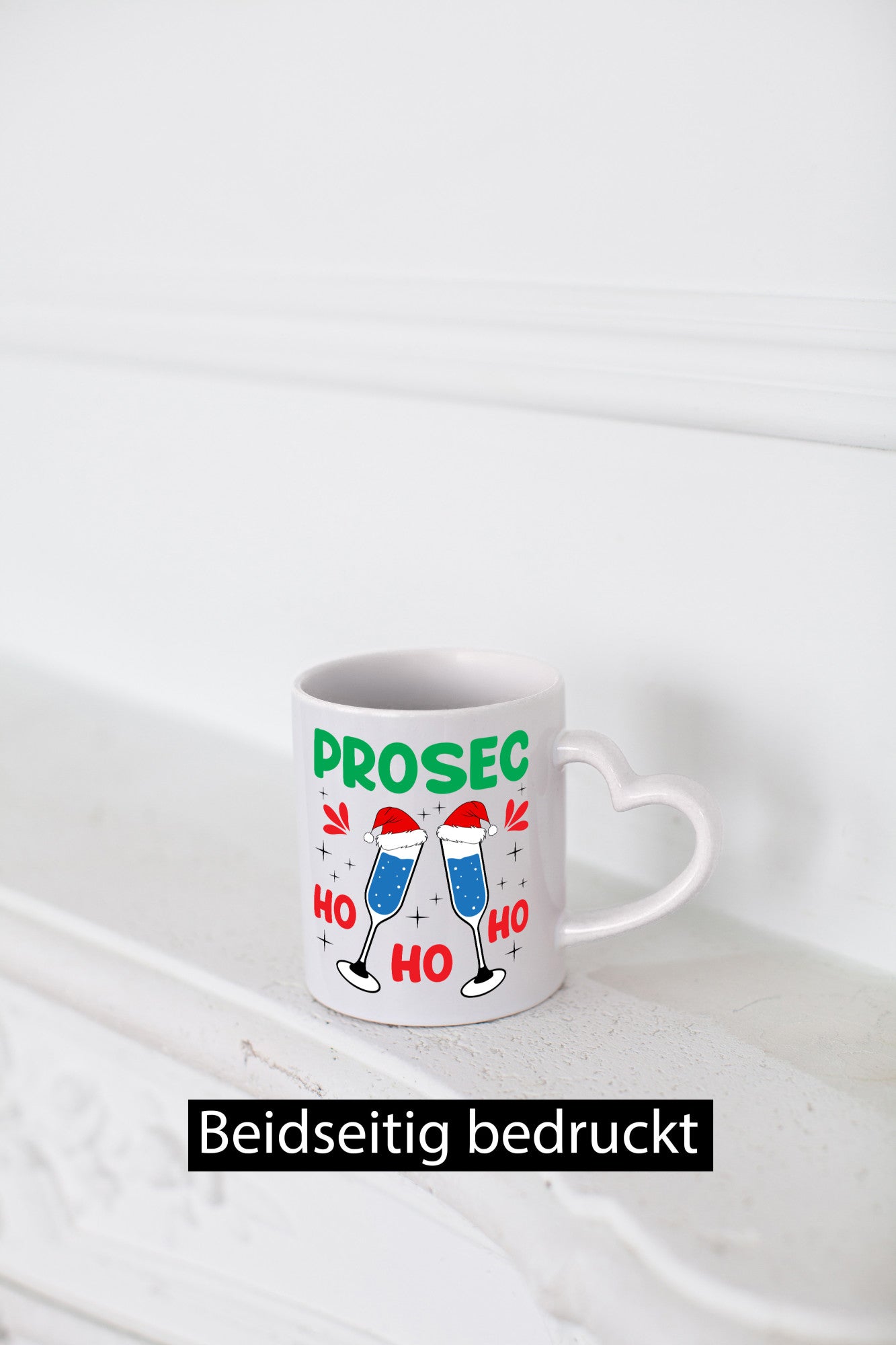Prosec ho | Weihnachten Christmas lustig Humor Geschenkidee Geschenk Tasse