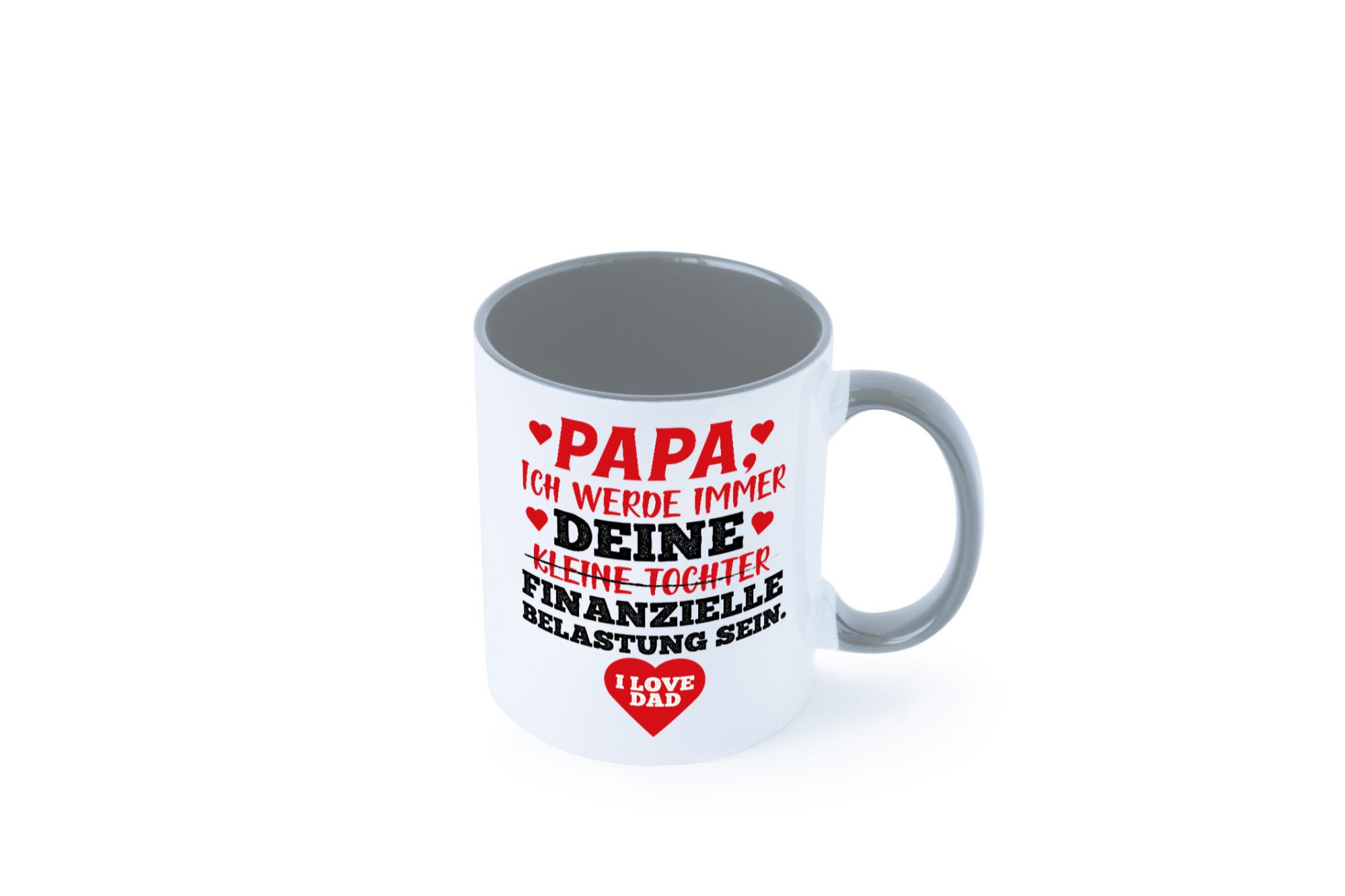 Finanzielle Belastung lustiger Spruch Geschenk Humor Geschenkidee Tasse