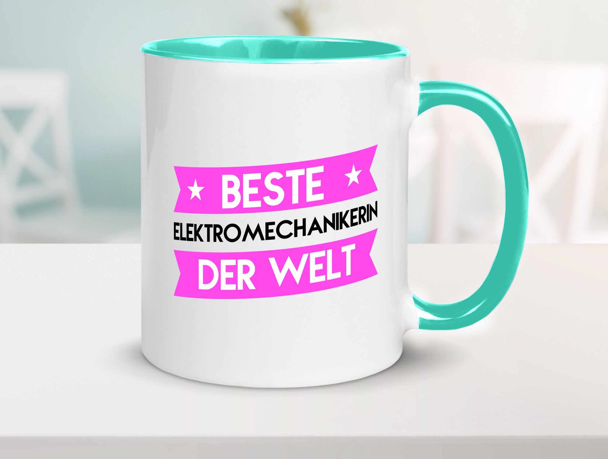 Beste Elektromechanikerin | Mechanikerin Humor Geschenkidee Tasse