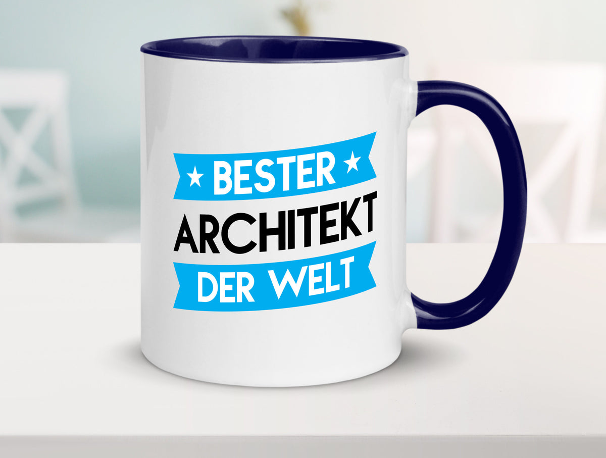 Bester Architekt | Architektur Büro Geschenk Arbeit Kollegen lustiger Spruch Tasse