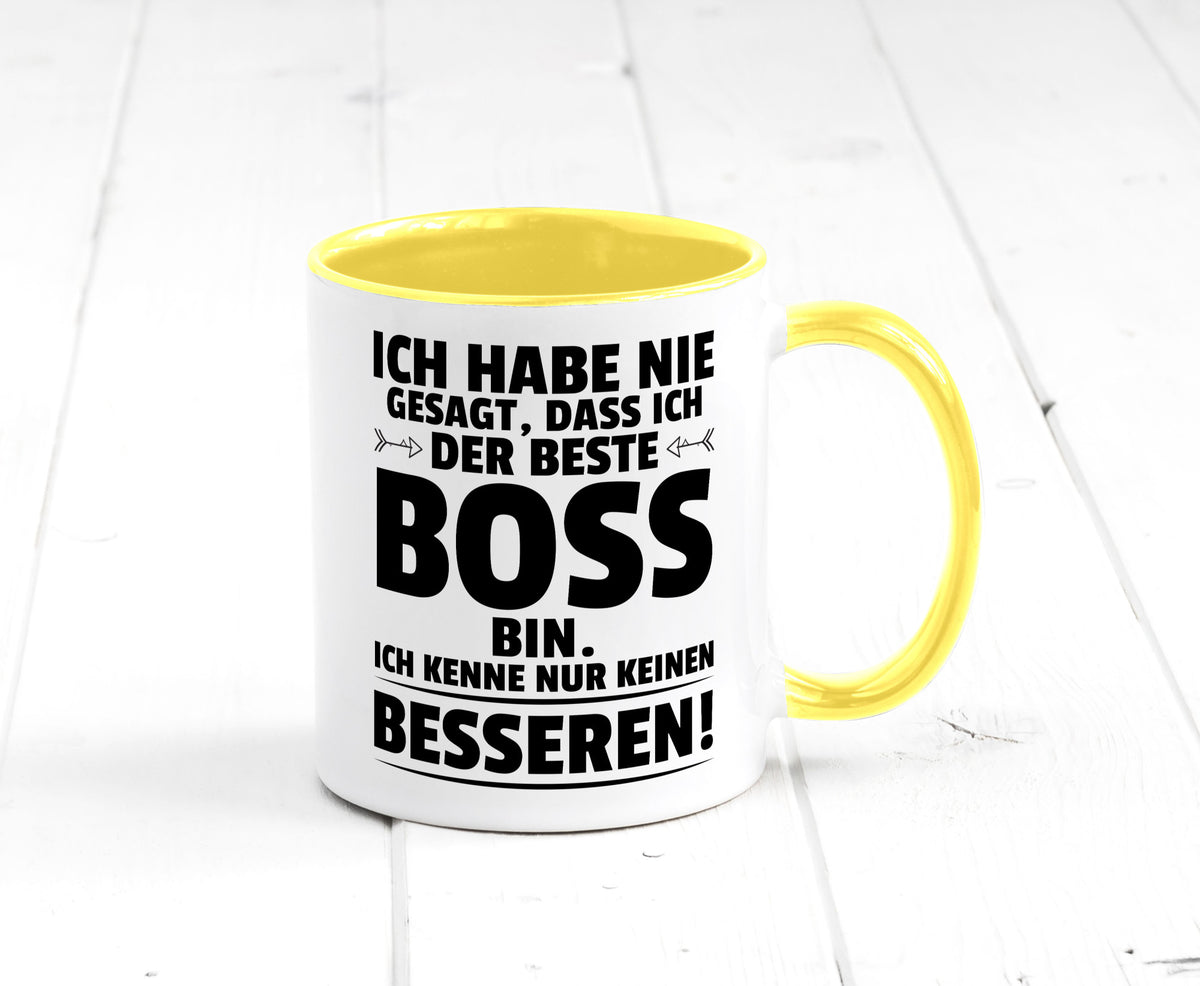 Der Beste Boss | Führungskraft Vorgesetzter lustiger Spruch Geschenk Humor Tasse