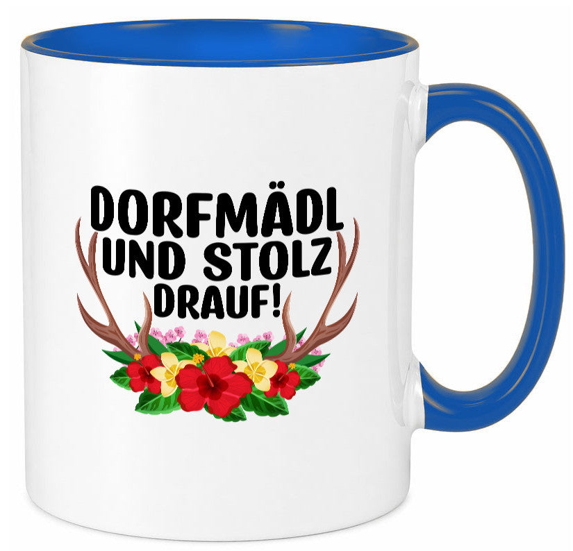 Dorfmädel und stolz drauf | Dorfkind Dorf v2 Geschenkidee Humor Tasse