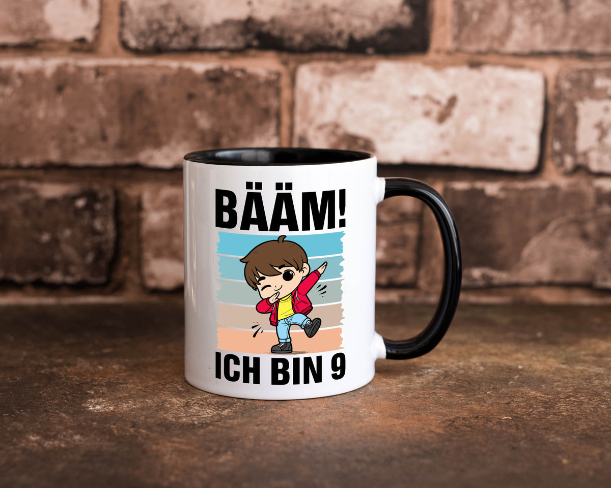 9. Geburtstag | Ich bin 9 Jahre Bäääm Dabbing Kind lustig Geschenkidee Geschenk Tasse