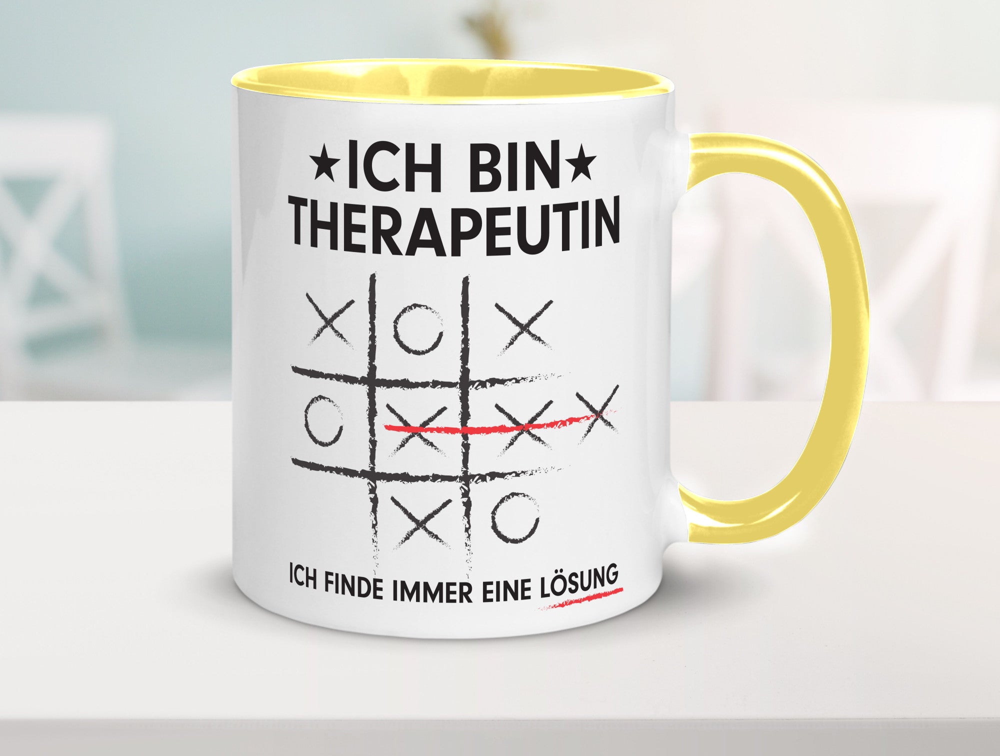 Löse Probleme: Therapeutin | Psychotherapie lustig Humor Geschenkidee Geschenk